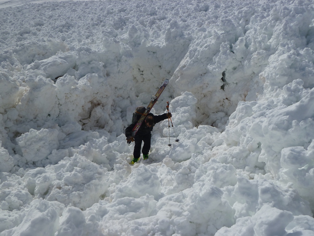 Avalanche Debris - Northern Bridgers