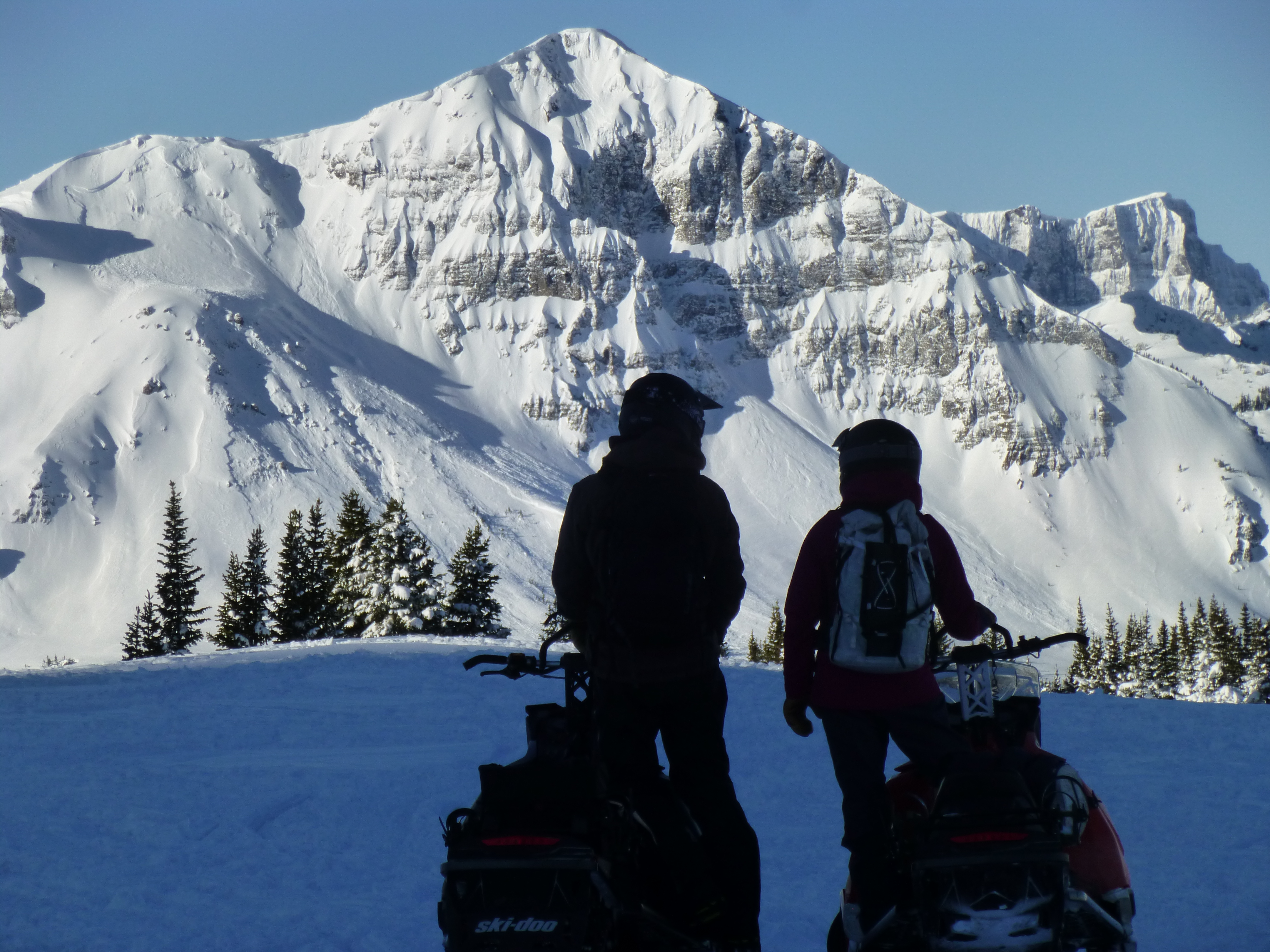 Avalanches on Wolverine Peak