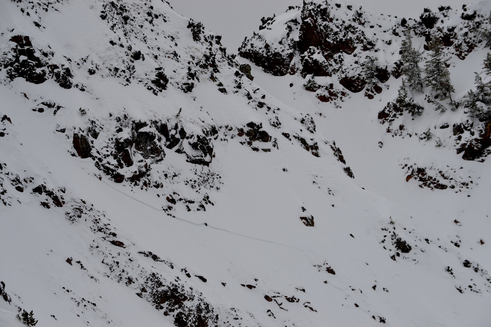 Slab avalanche on Mt. Blackmore