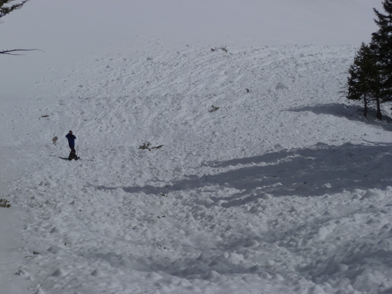 Avalanche Debris Southern Madison Range 6 Mar 11