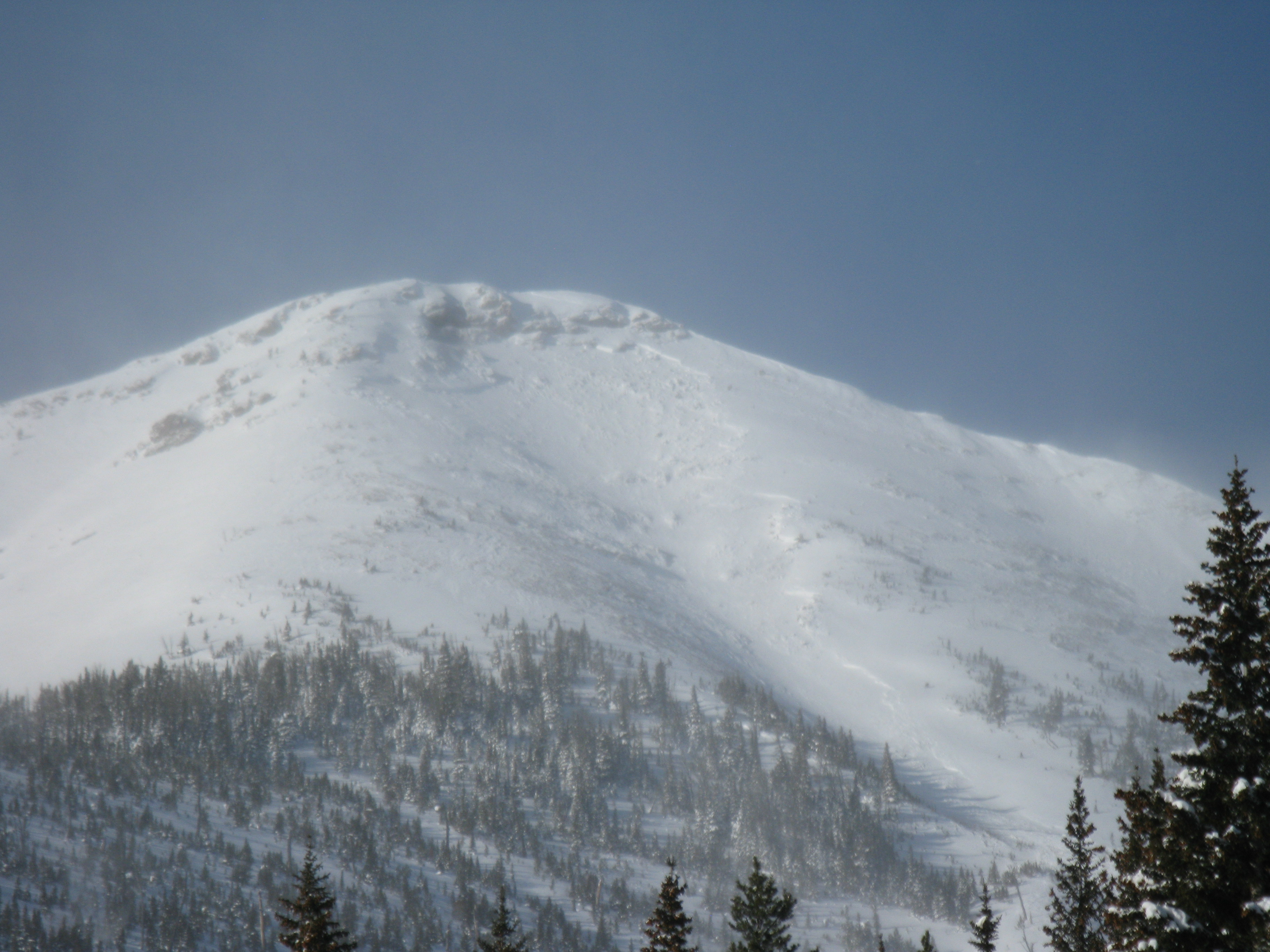 Explosive Triggered Avalanche at Teton Pass Ski Area