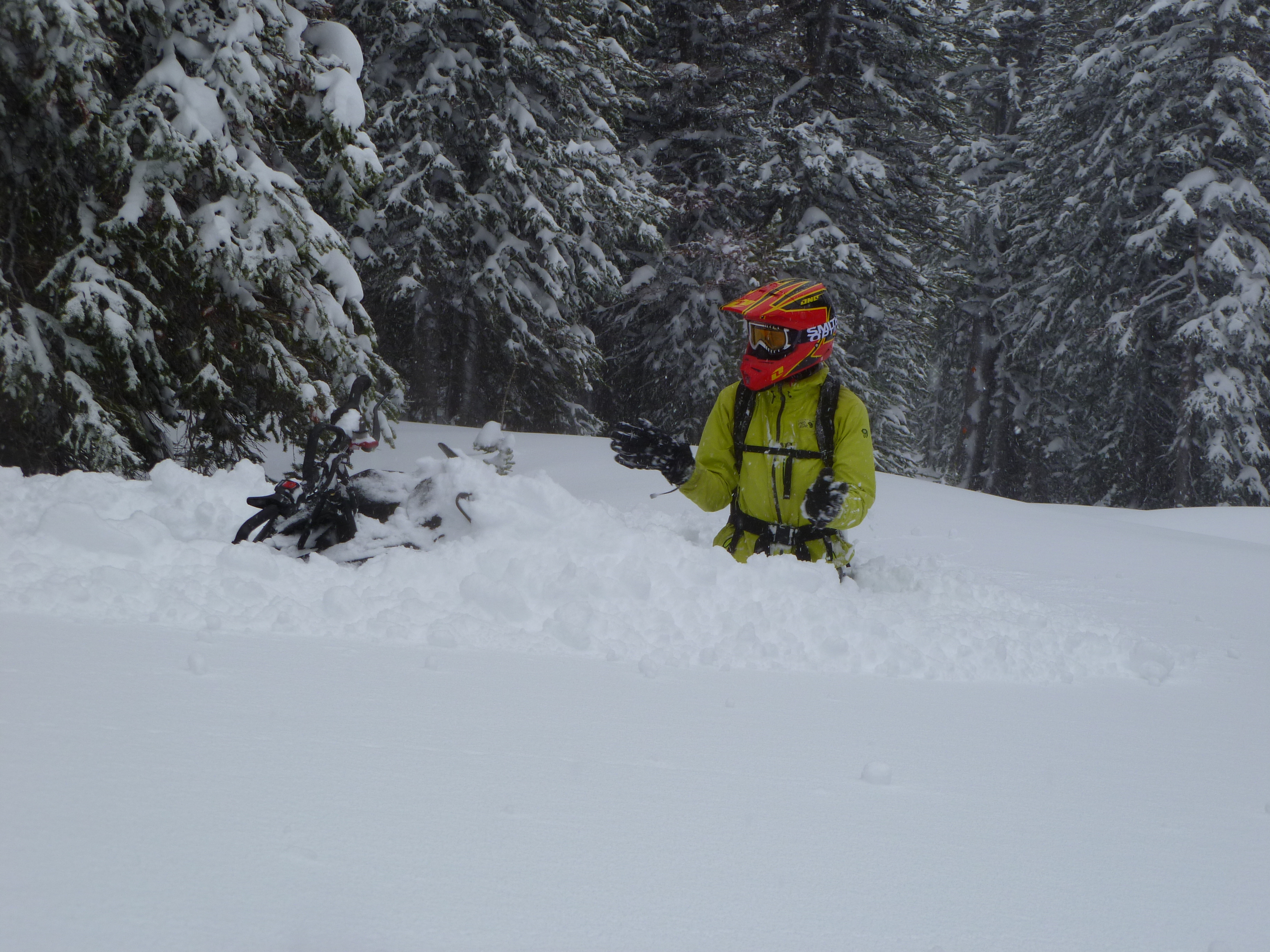 Deep Snow in Cooke