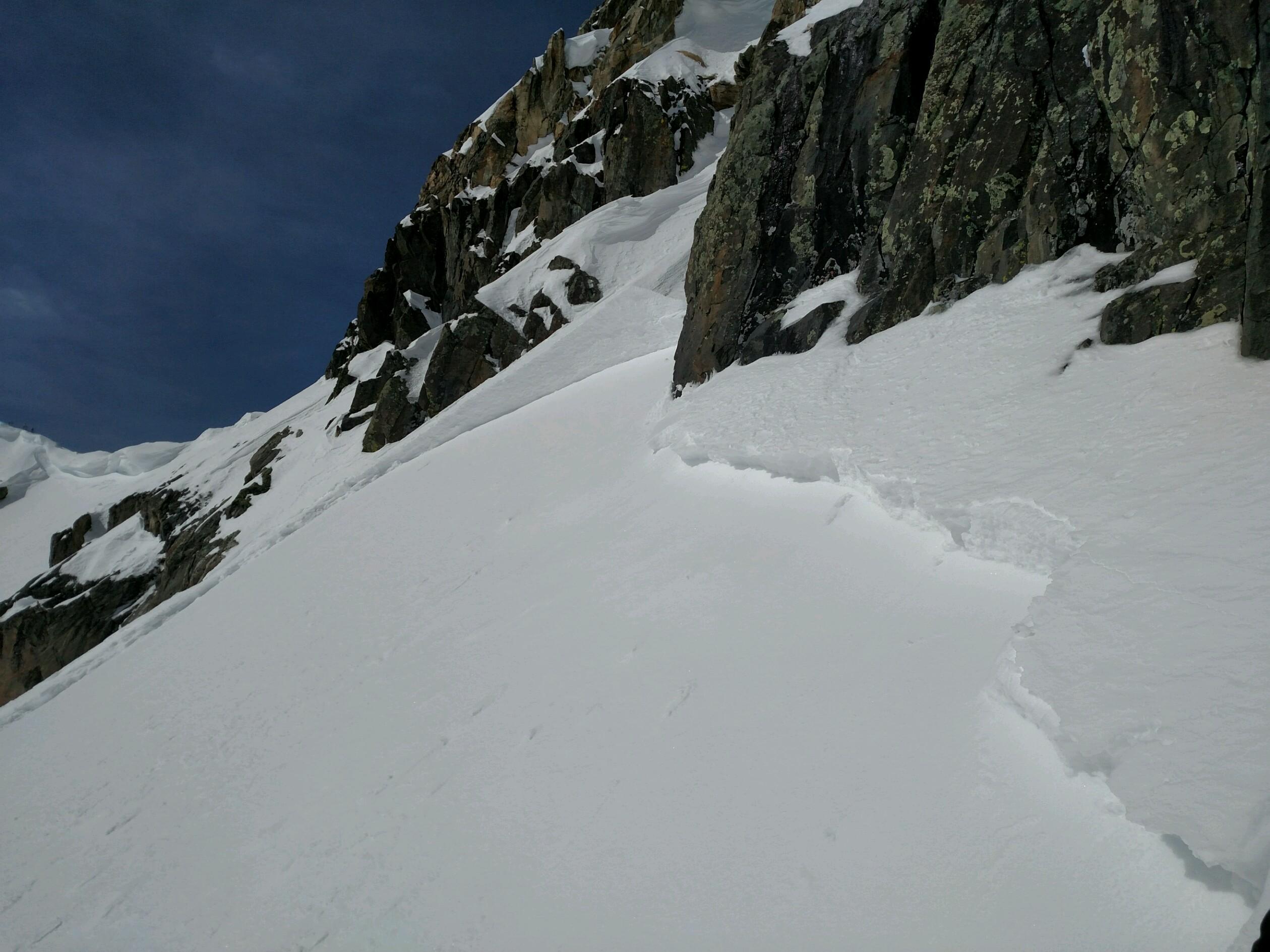 Human triggered wind slab - Beehive Basin 4/1/17