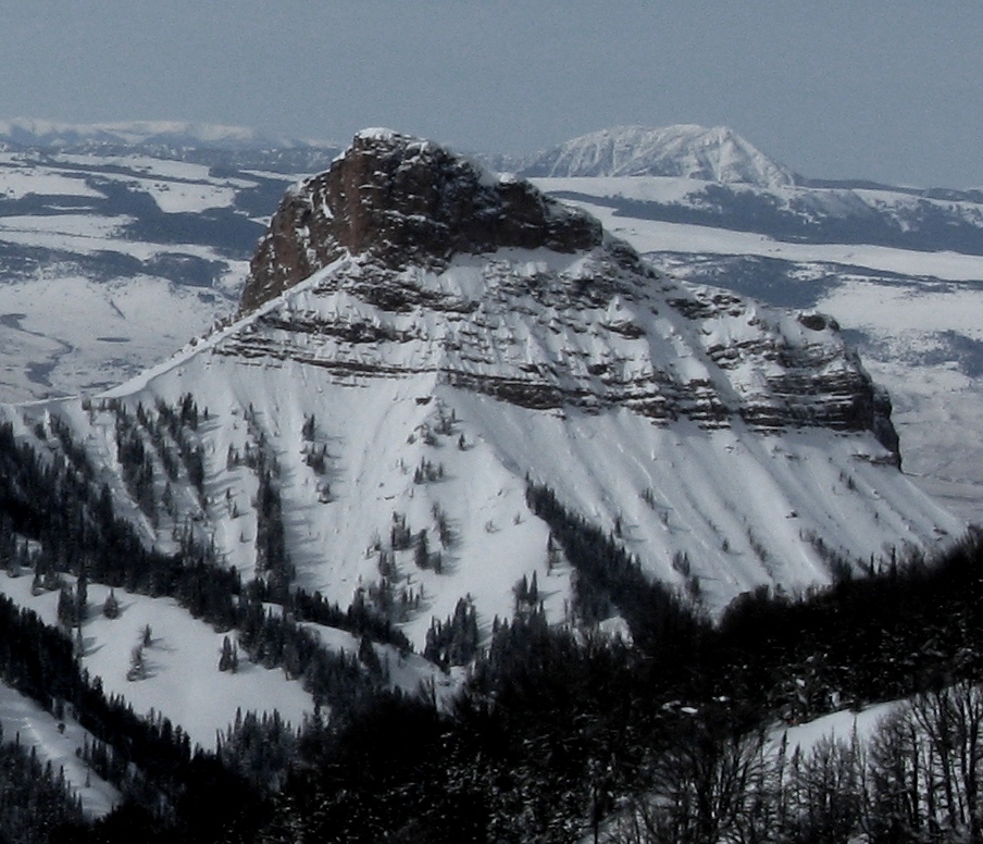 Avalanche next to the Sphinx