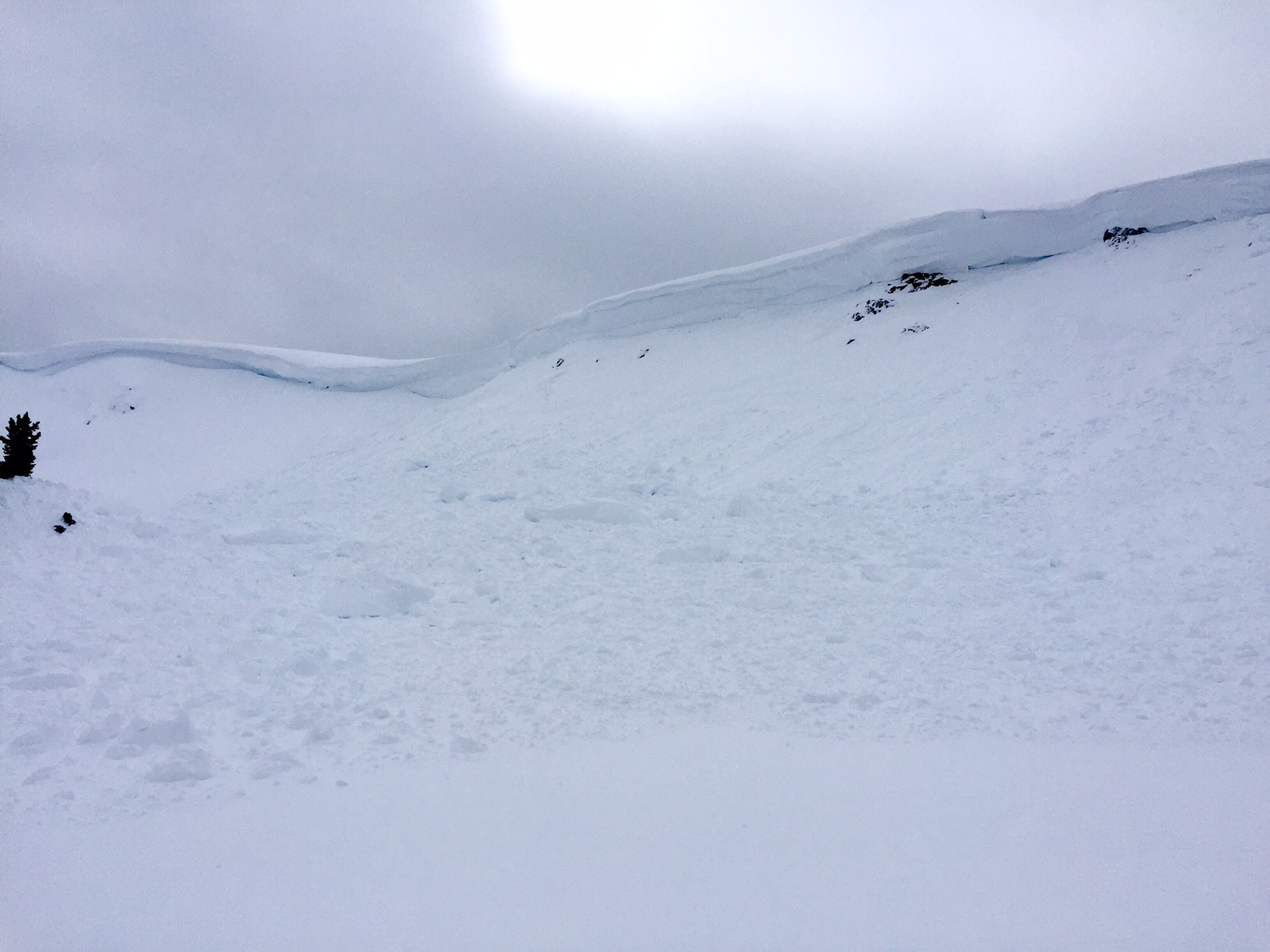 Cornice and Wind Slab Avalanche near Cooke City