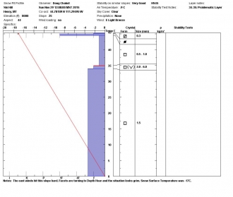 Ski Hill Snowpit Profile